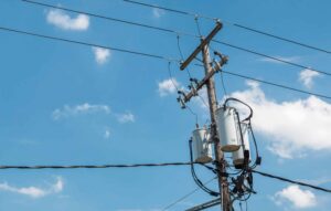 Transformers on pole