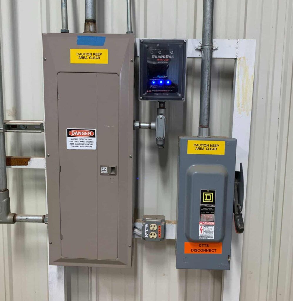 Maxivolt WRG-200 installed at a midstream facility in Texas